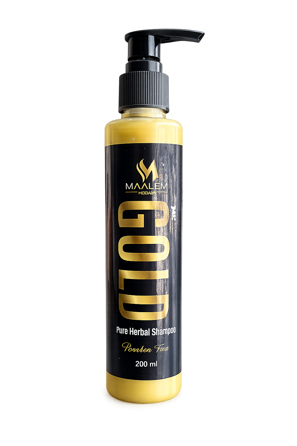 GOLD Pure Herbal Shampoo - Hair Fall Control & Nourishment (200ml)